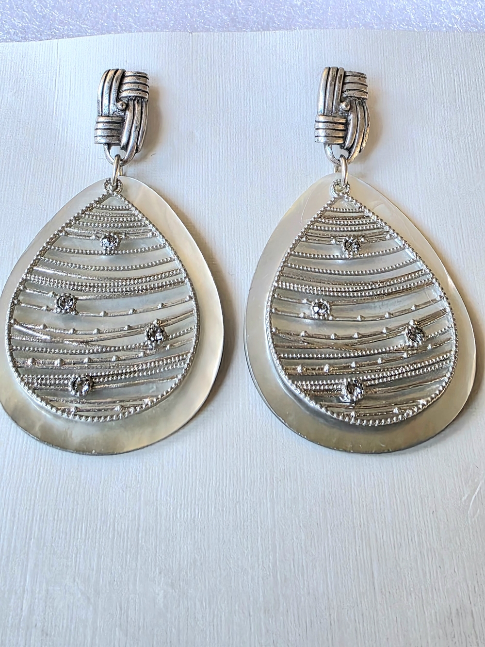 These are John Michael Richardson Handcrafted Post Pierced Dangle Earrings - Picture 3 of 14